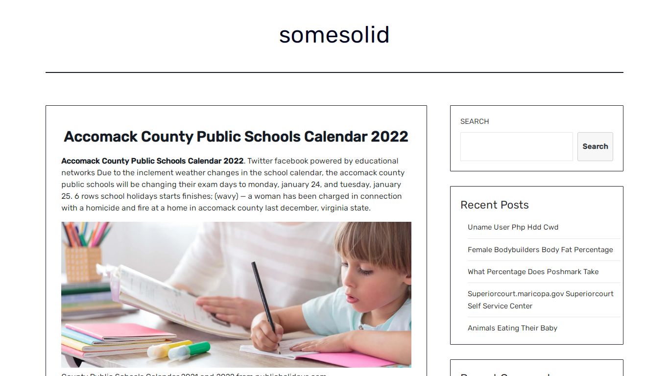 Accomack County Public Schools Calendar 2022 | somesolid